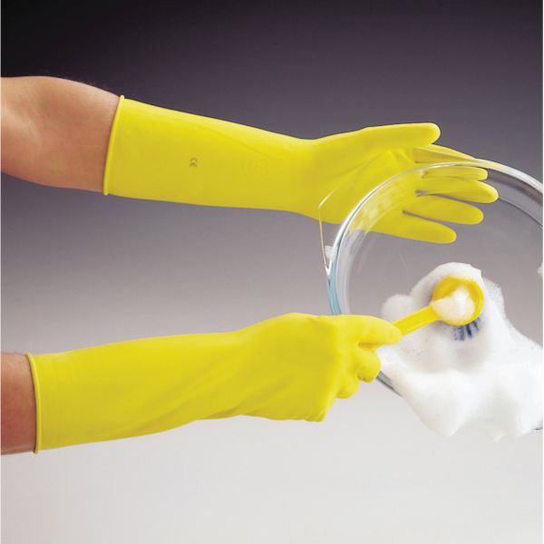 Polyco Deep Sink Extra Long Rubber Gloves SafetyGloves.co.uk